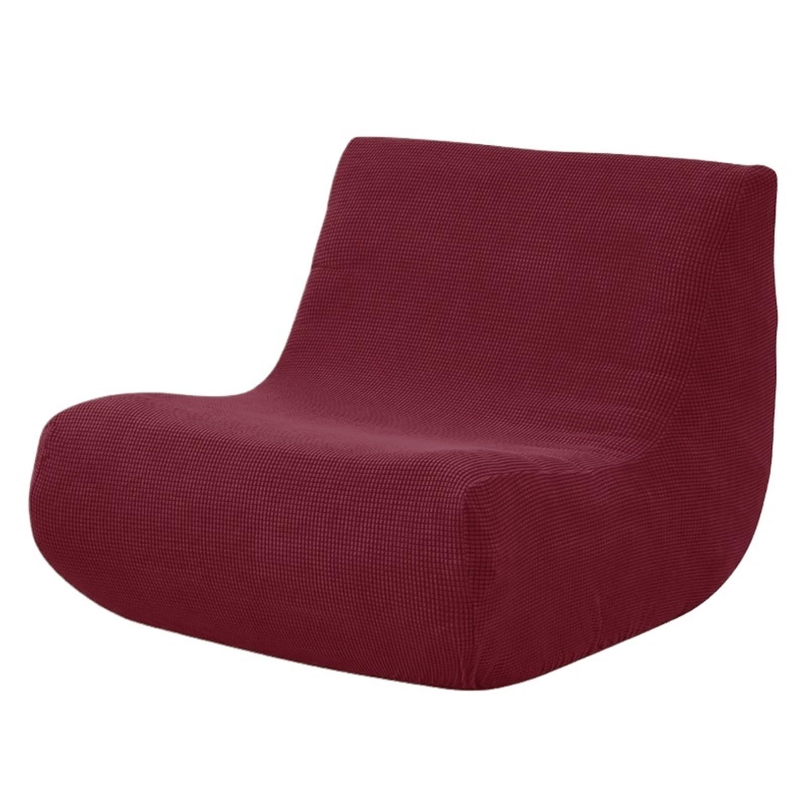 DHYUACN Armless Sofa Slipcover 1pc Stretch Sofa Slipcover Armchair Cover Jacquard Lazy Armless Chair Protector For Bedroom Home Decor(Color 13)
