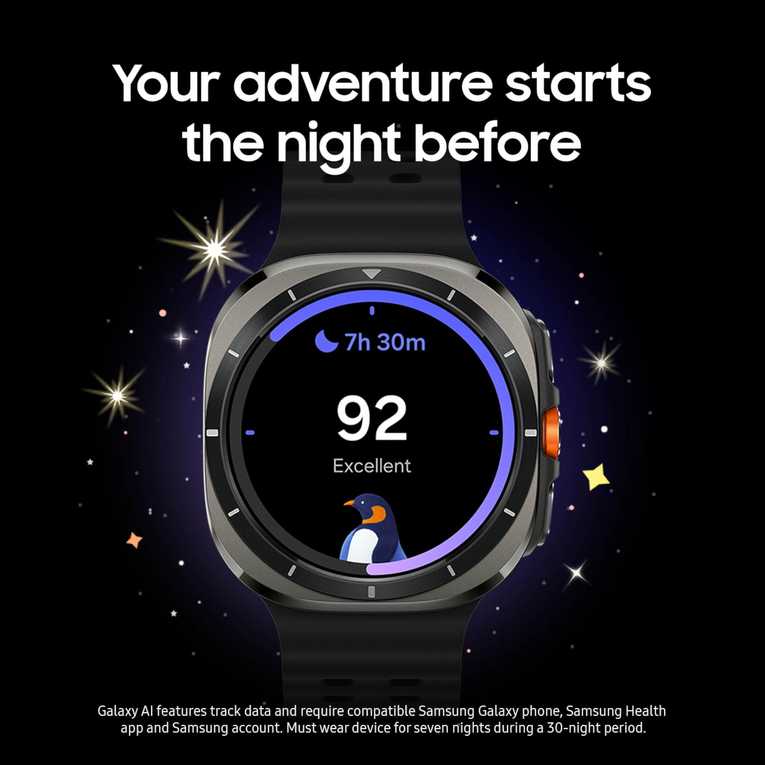 Samsung Galaxy Watch Ultra (2025) 47mm LTE Smartwatch, Titanium Casing, Advanced Sleep Coaching, Running Coach, Energy Score, Heart Rate Tracking, GPS, Titanium Blue [US Version, 2 Yr Warranty]