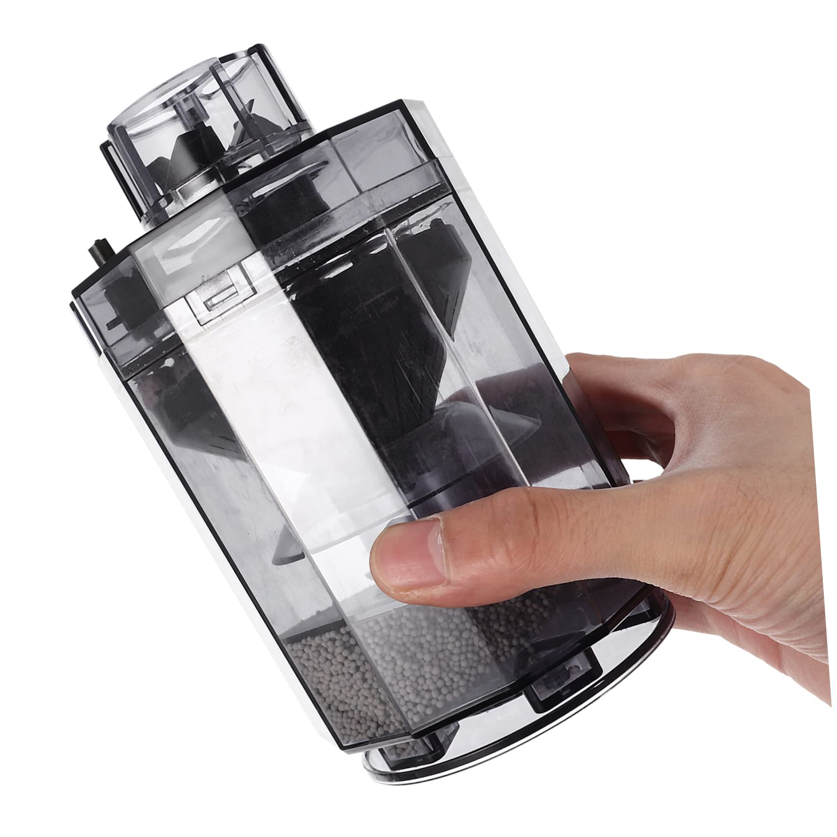 Housoutil 3 Stücke Fisch Aquarium Floss Reiniger Flasche Aquarium Pumpe Batterie Pumpe Aquarium Unterdrückung Wasser Minen Abs Grau