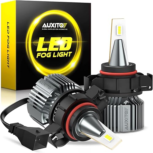AUXITO PSX24W - Bombillas LED antiniebla 2504, blanco frío de 6500 K y brillo extremo de 4000 lm, reemplazo de halógeno DRL 12276, para Impreza,