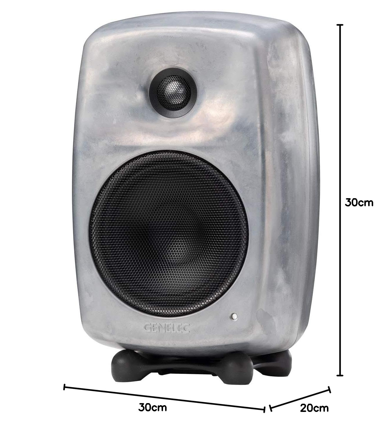 Genelec 8030C Raw Aluminium Studio Monitor (Single Unit)