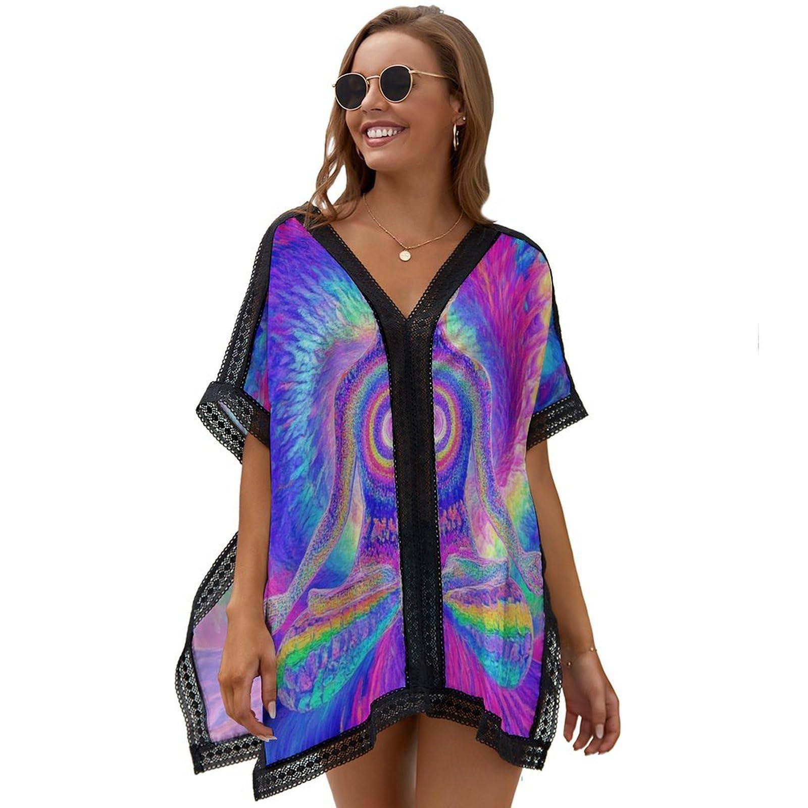 Womens Beach Outfit Lightweight and Breathable Bathing Suit Cover Up for Summer Travel