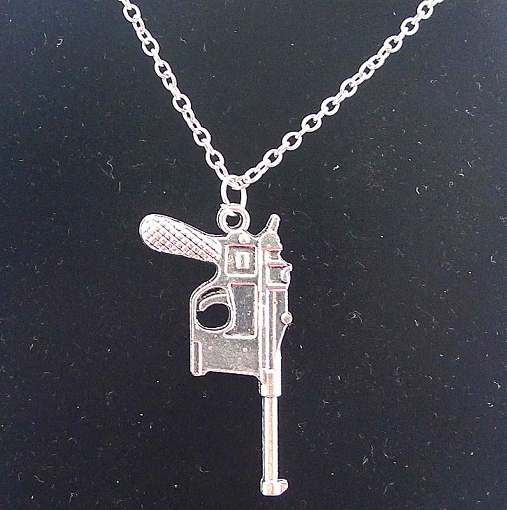 Alloy Gun Weapon Charm Pendant Connector for DIY Jewelry Making Accessaries(20pcs,Antique Silver Tones) - Image 5