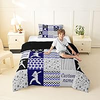 Vista 73 de Erosebridal Juego de ropa de cama personalizado con diseño de carrera de barril, colcha occidental a cuadros, juego de edredón con estrellas