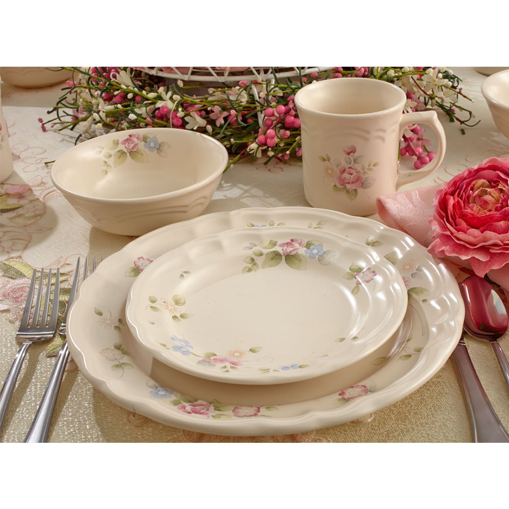4)オーブンPfaltzgraff Tea Roseキャセロール24cm Amazon.com
