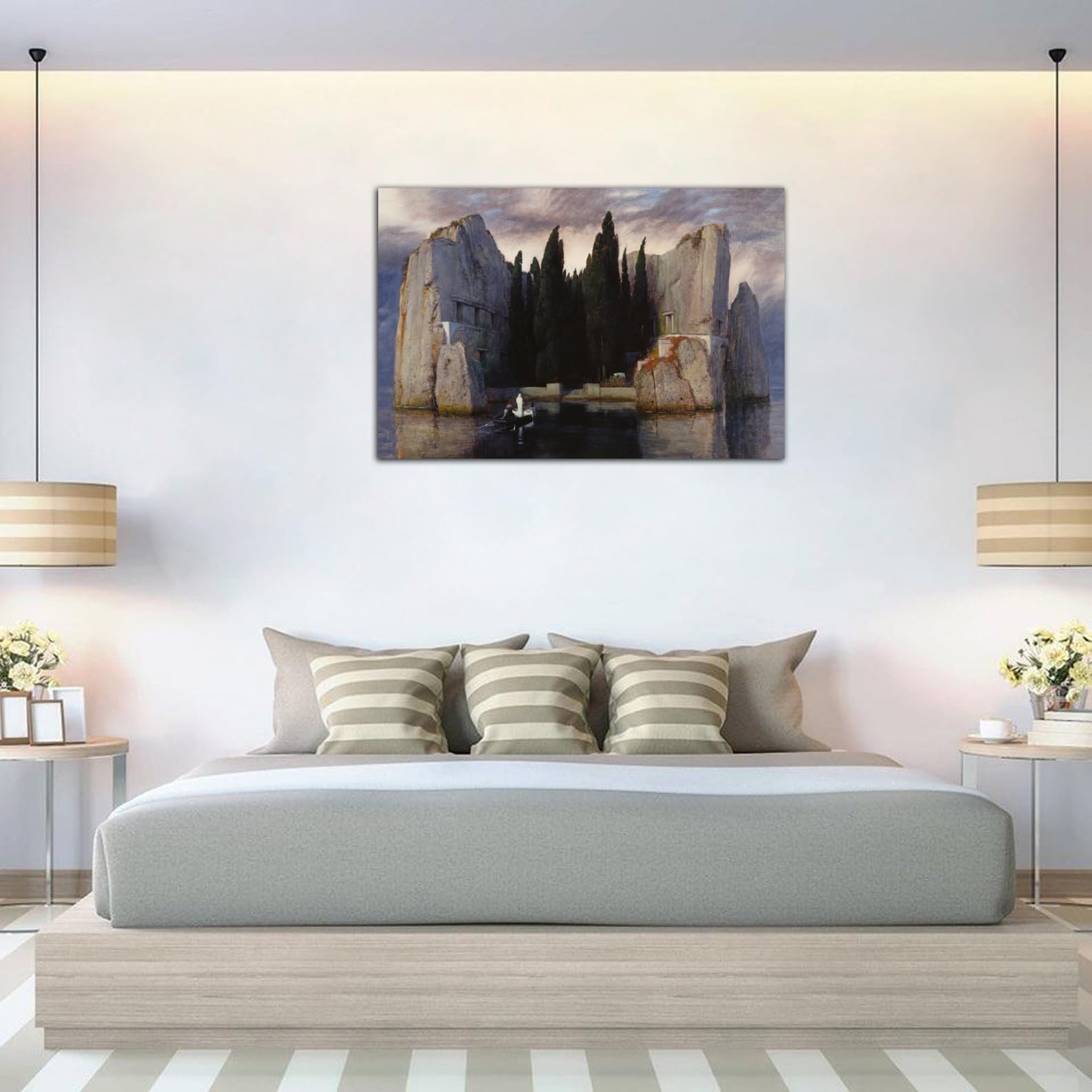 Amazon.com: Arnold Bocklin Art Painting Isle of the Dead Poster