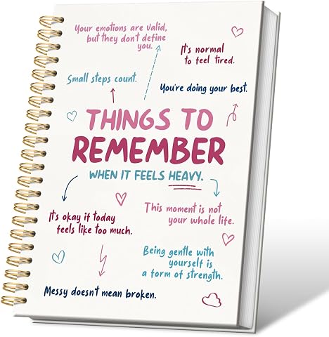 VONTP Inspirational Motivational Spiral Notebook, Gifts for Women Teacher