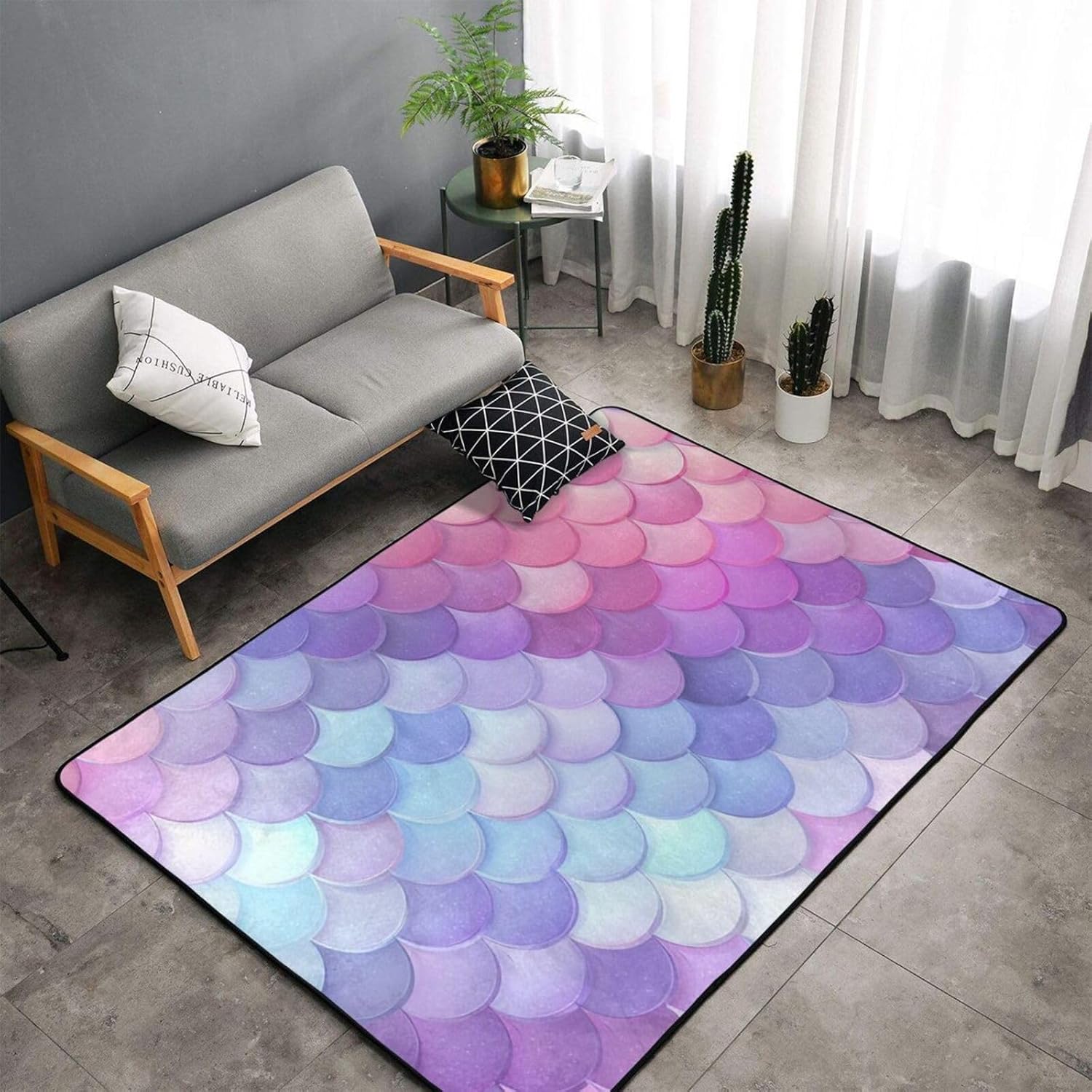 Area Rug Non-Slip Floor Mats Green Matrix Rugs for Living Room Doormat Vintage Living Room Rug Floor Carpet Washable Rugs for Bedroom Dining Home Decor Large Carpet 60x39 in
