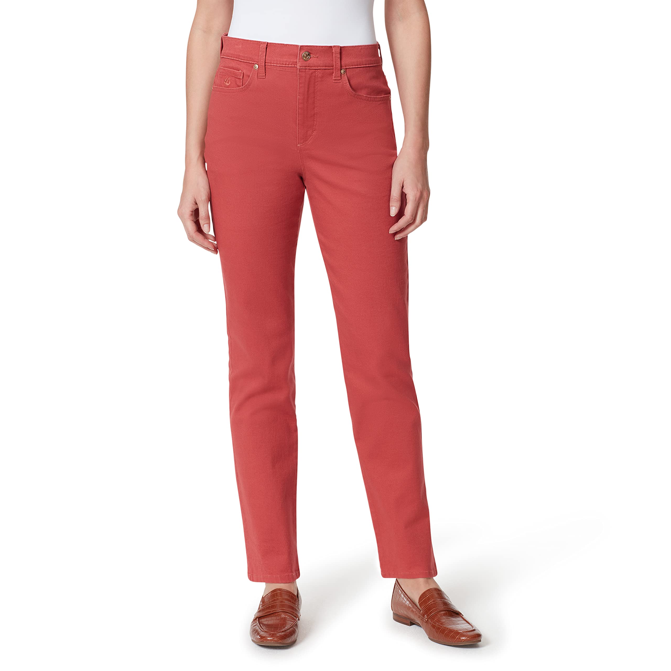 Gloria Vanderbilt Womens Amanda Classic High Rise Tapered Jean Plus Size
