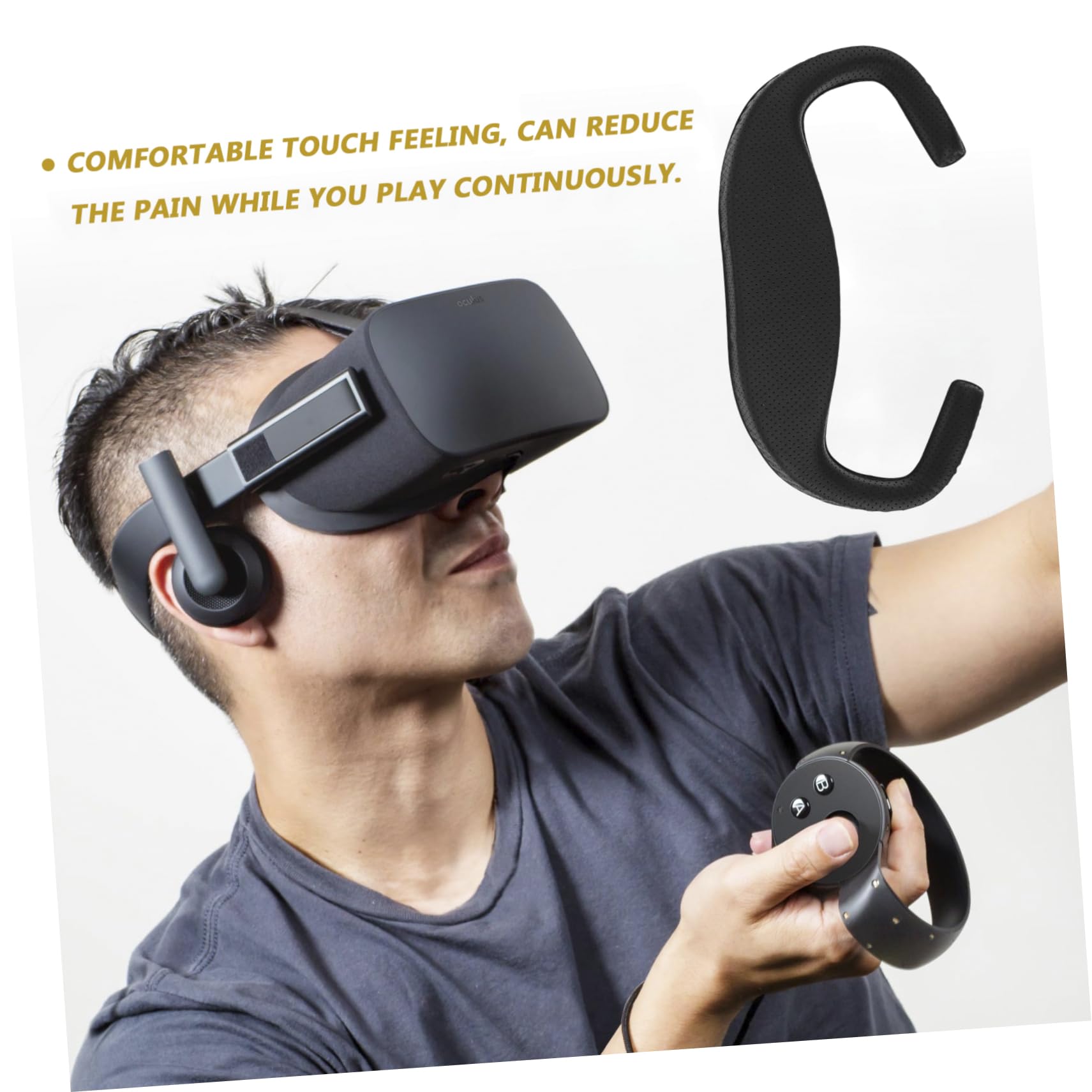 Hemobllo 5juegos Funda De Reemplazo para VR Almohadilla De Hindbrain y Esponja Accesorio Ergonómico y Antideslizante para Crystal Aislamiento De Luz y Absorción De Sudor