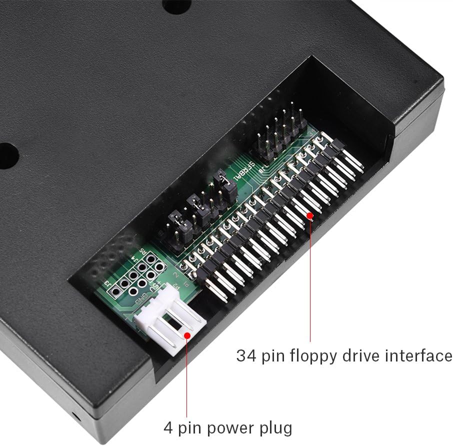 Bewinner USB Floppy Drive Emulator SFR1M44-U100K-R 1.44MB 3.5 Inch SSD for E-66/E-86/E-96/G-600/G-800/E-480B/E600/-50/V1000 VA-7 Keyboard - Compatible with Devices - Fast and