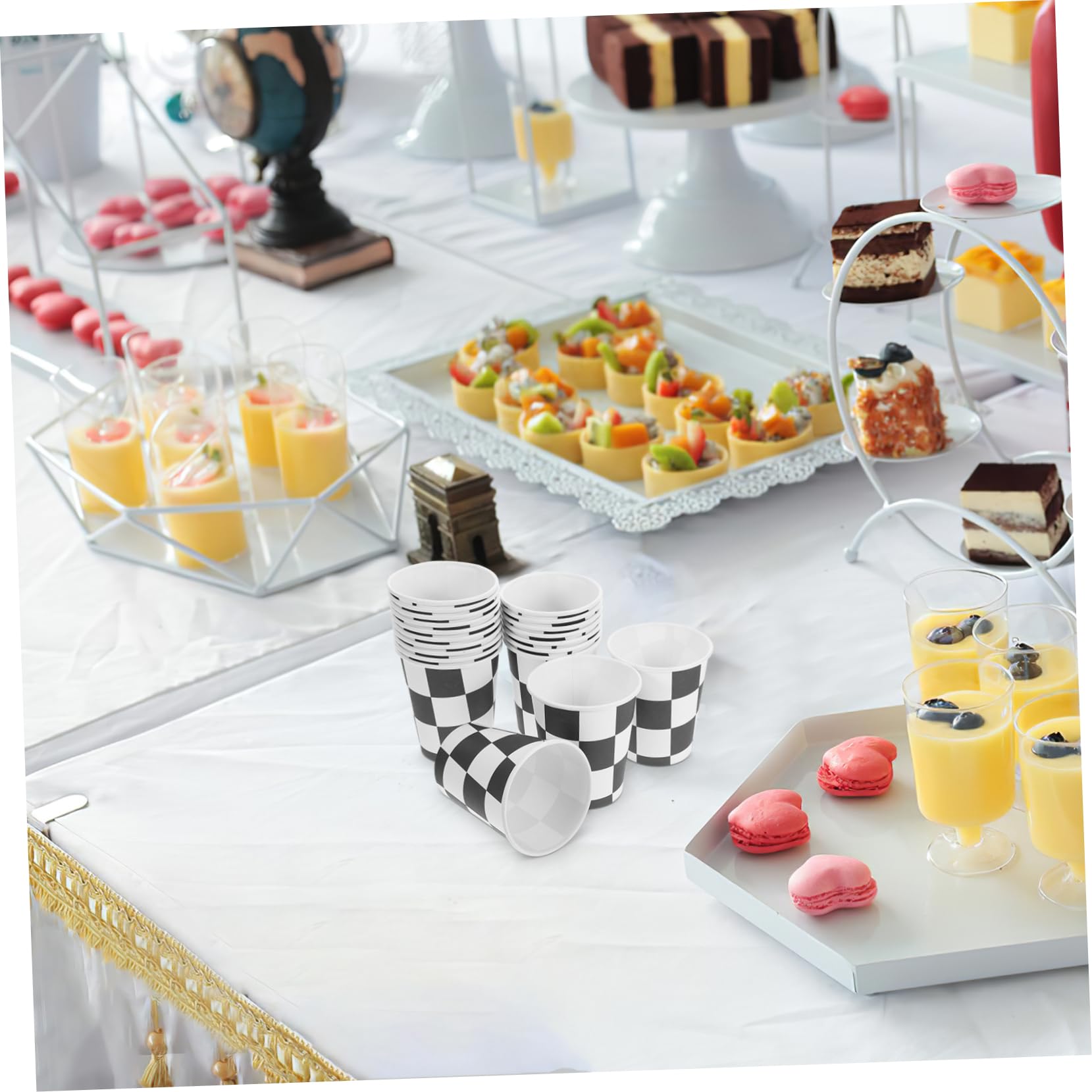 ibasenice Lot De 5 Gobelets en Papier pour Fêtes De Course Banquets pour Collègues Et 20 Pièces X 5