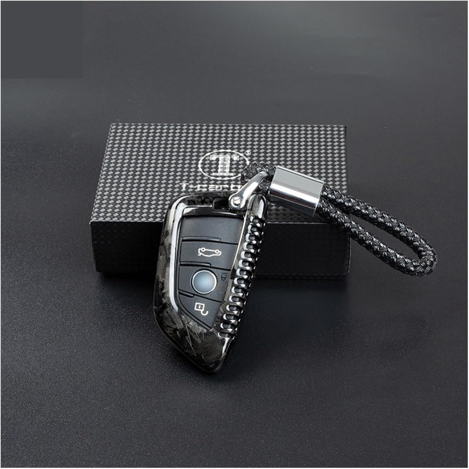 2023 Car Key Case Cover Forged Fiber Key Covers Compatible With BMW Car Key Case Car Accessories