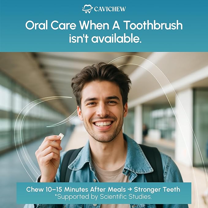 Chicle Remineralizante TruDent Science Sabor Menta Sin Azúcar - Pack 60 unidades miniatura 8