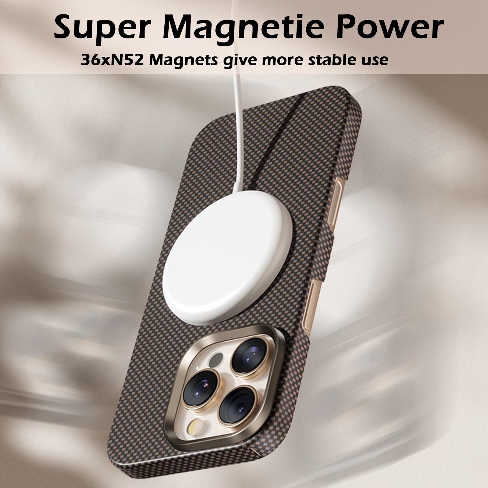 Amazon.co.jp: 【Magsafe対応】iPhone 15 Pro Max/15 Proケース、1500D