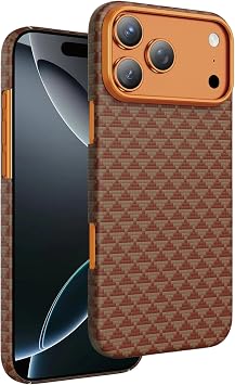 CONSTRAIN - iPhone 17 Pro ile uyumlu Apple K l f Magsafe ile uyumlu  arjl  S per  nce Aramid Karbon Fiber Paris Desen Kevlar Kapak