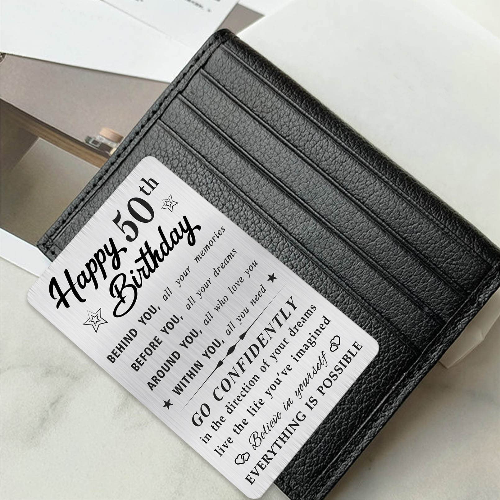 Biglietto pop-up per il 50° compleanno, Biglietto per il cinquantesimo compleanno, Biglietto per 50 anni, Biglietto per lei, Biglietto per lui - Prodotto nel Regno Unito (P050) - Italia