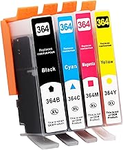Yowell 364XL Compatible Cartridges for HP 364 364 XL for HP Photosmart 5520 5510 5520 5524 Deskjet 3520 Officejet 4622 4622, 5510 5520 5524 6520 5515 7520