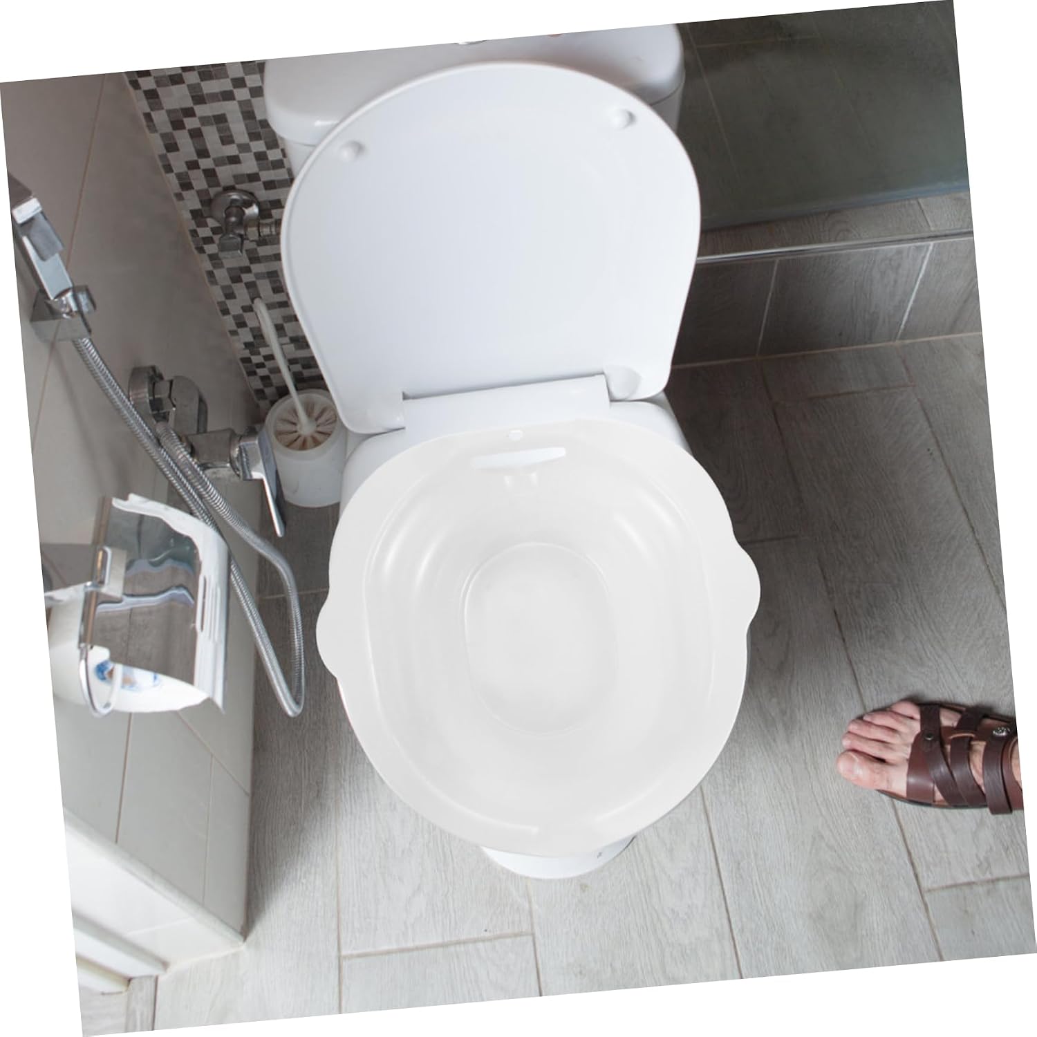 Pp Material Sitz Bath Basin for Pregnant Women Elderly Space-Saving Design