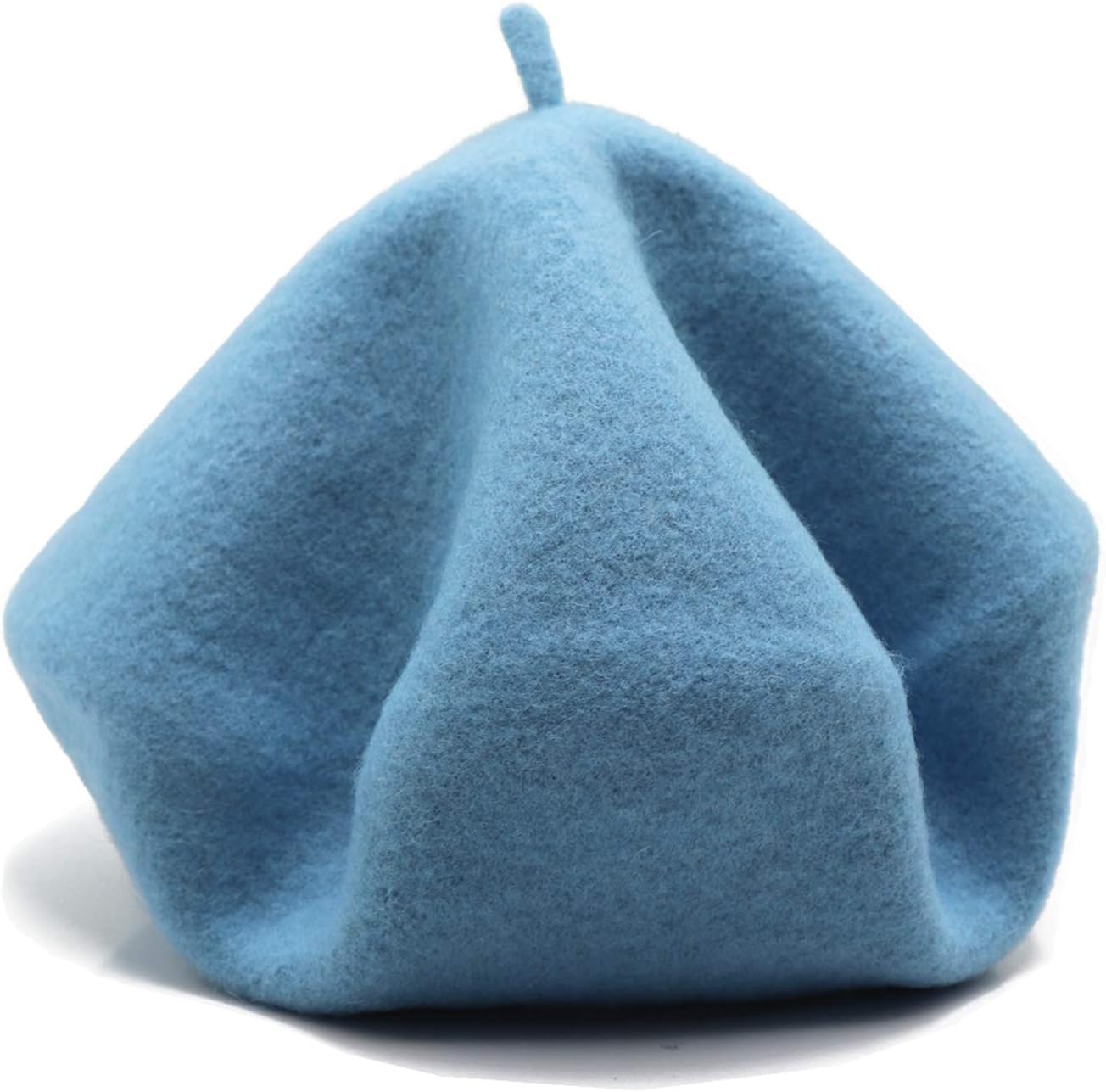 Wheebo Wool Beret Hat,Solid Color French Style Winter Warm Cap for Women Girls Lady image 5
