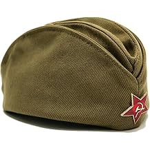 YUVITA Soviet Garrison Cap, Russian WW2 Uniform Military Hat, Communist Army Hat for Women