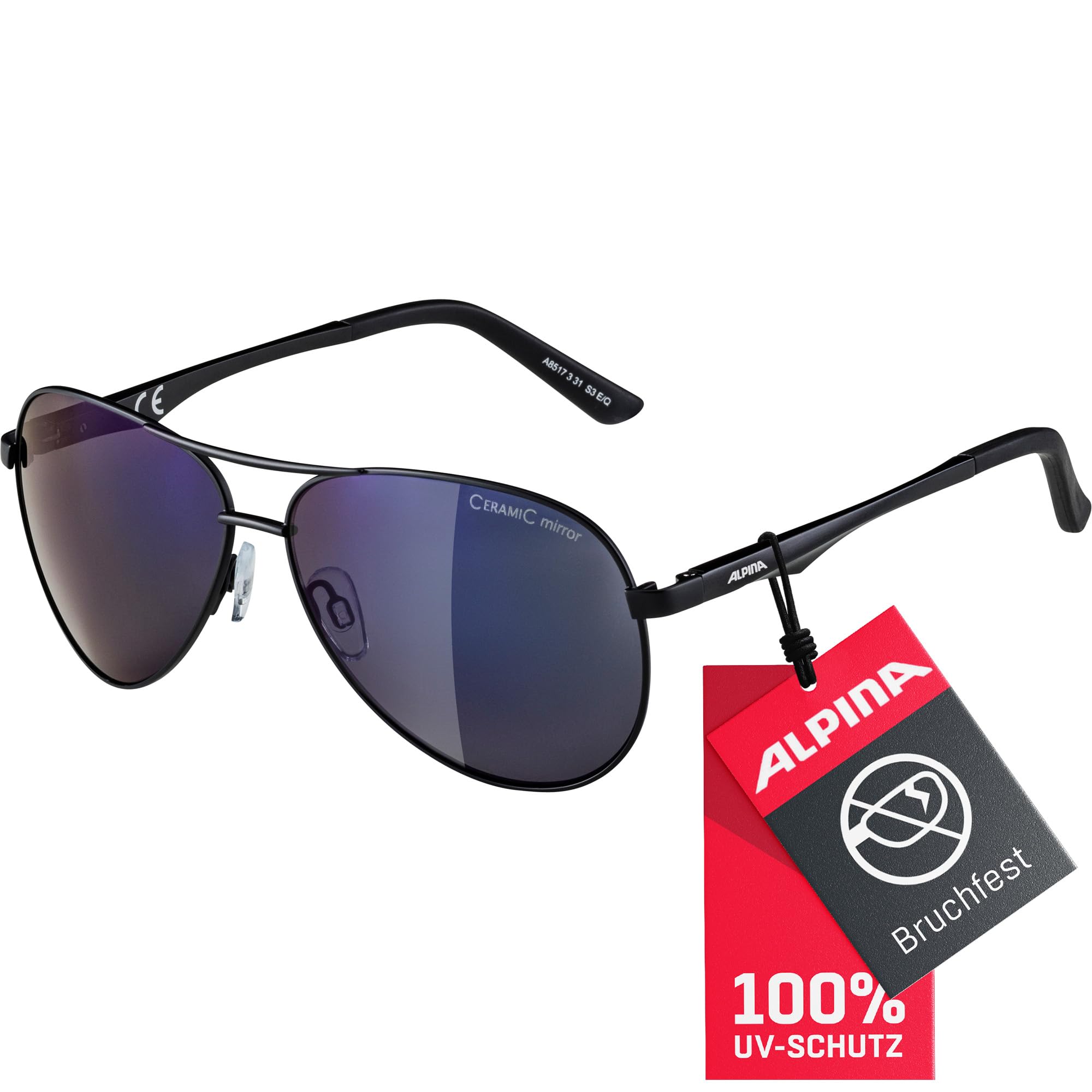 ALPINA A 107 - Stilvolle Sonnenbrille mit UV-Schutz und gutem Preis-Leistungs-Verhältnis
