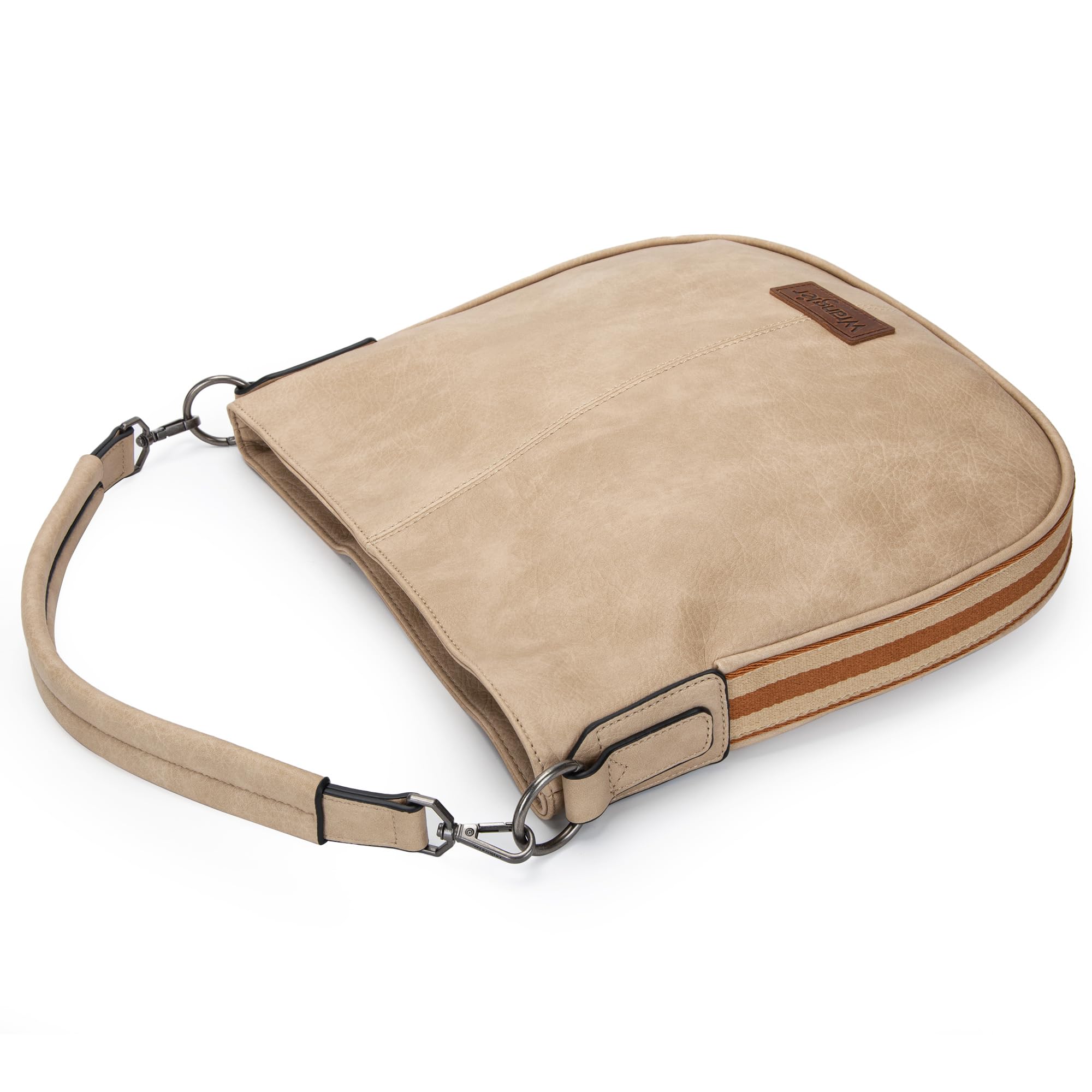 Wrangler Hobo Bags Large Crossbody Bag for Women Shoulder Purse Handbags with Adjustable Strap: *Khaki