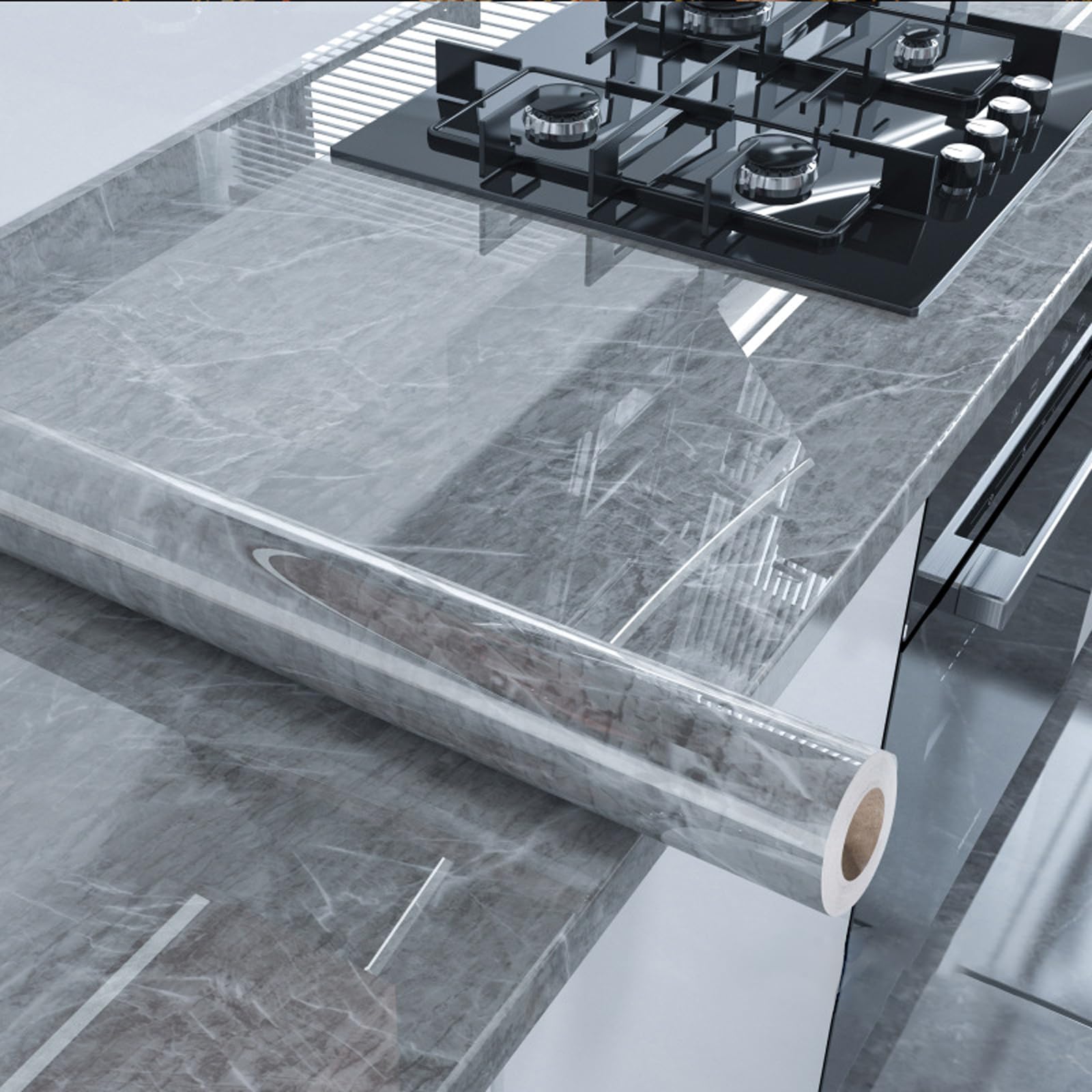 Zeihyeurus Peel And Stick Wall Tiles,Marble Sticky Back Plastic,Marble Vinyl Wrap For Kitchen Worktop,Marble Contact Paper,Heat Resistant,Wear-Resistant,For Countertop Worktop Bedroom
