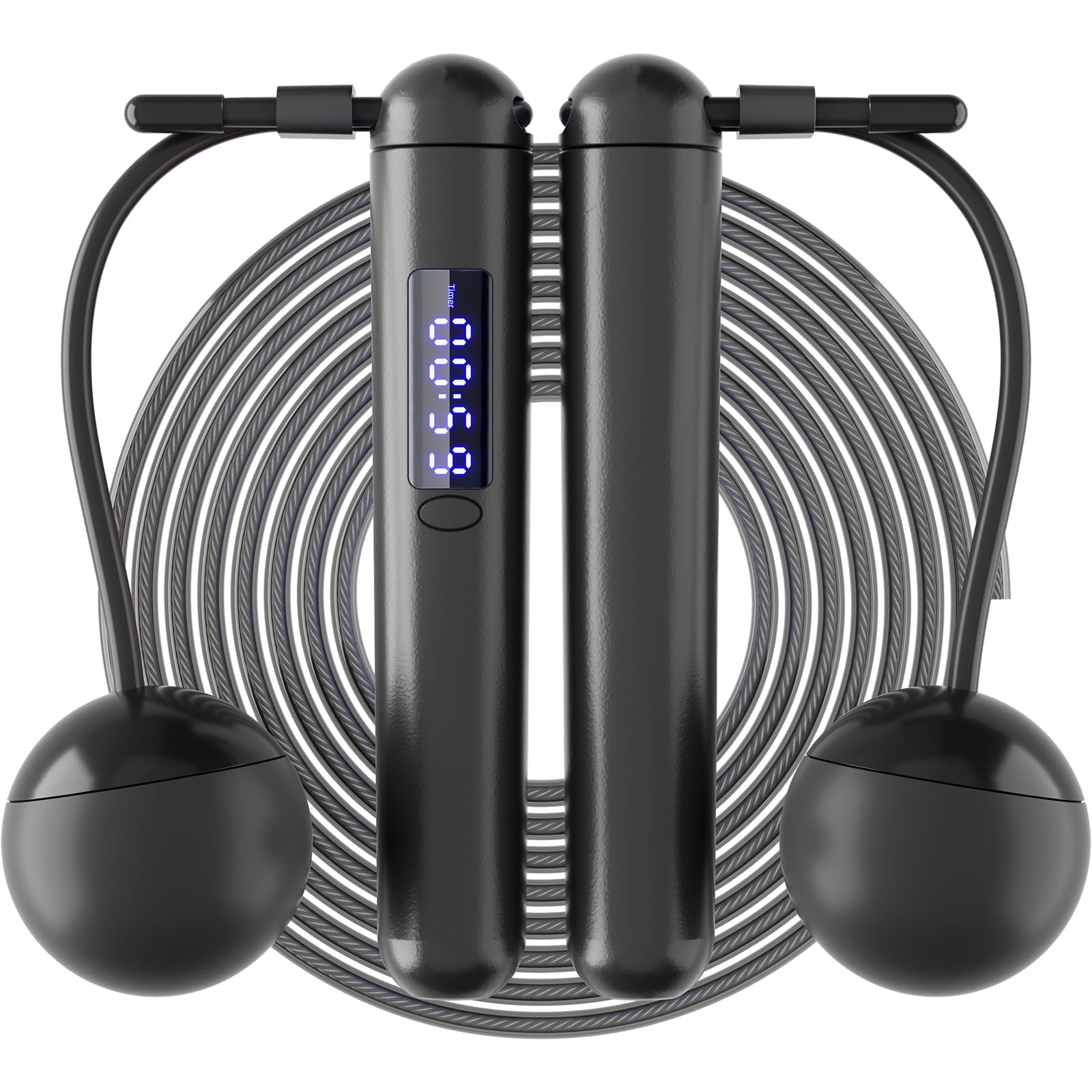Timing Rope ACHDOFITS Jump Rope - Counting And Timing Jump Ropes, Tangle- Free ...
