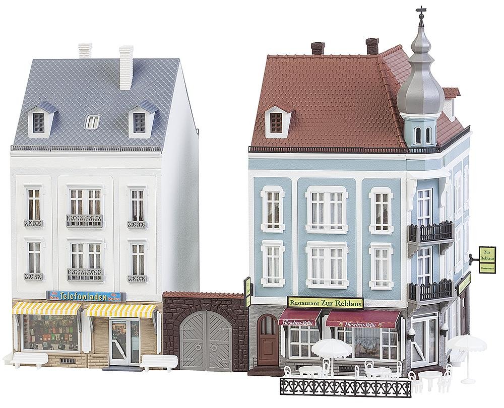 Faller2 Stadthuser Beethovenstraße - Colonial Row House & Corner Building Kit - Adults (14+), Unisex