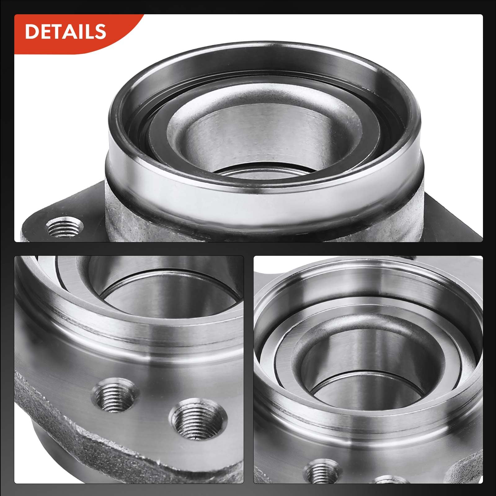 Frankberg roulement de roue Kit de roulements de roue Essieu Arrière Gauche Compatible avec CR-V I RD 2.0 16V 4WD 1997-2001 Remplacer# 42201S10A01 512166