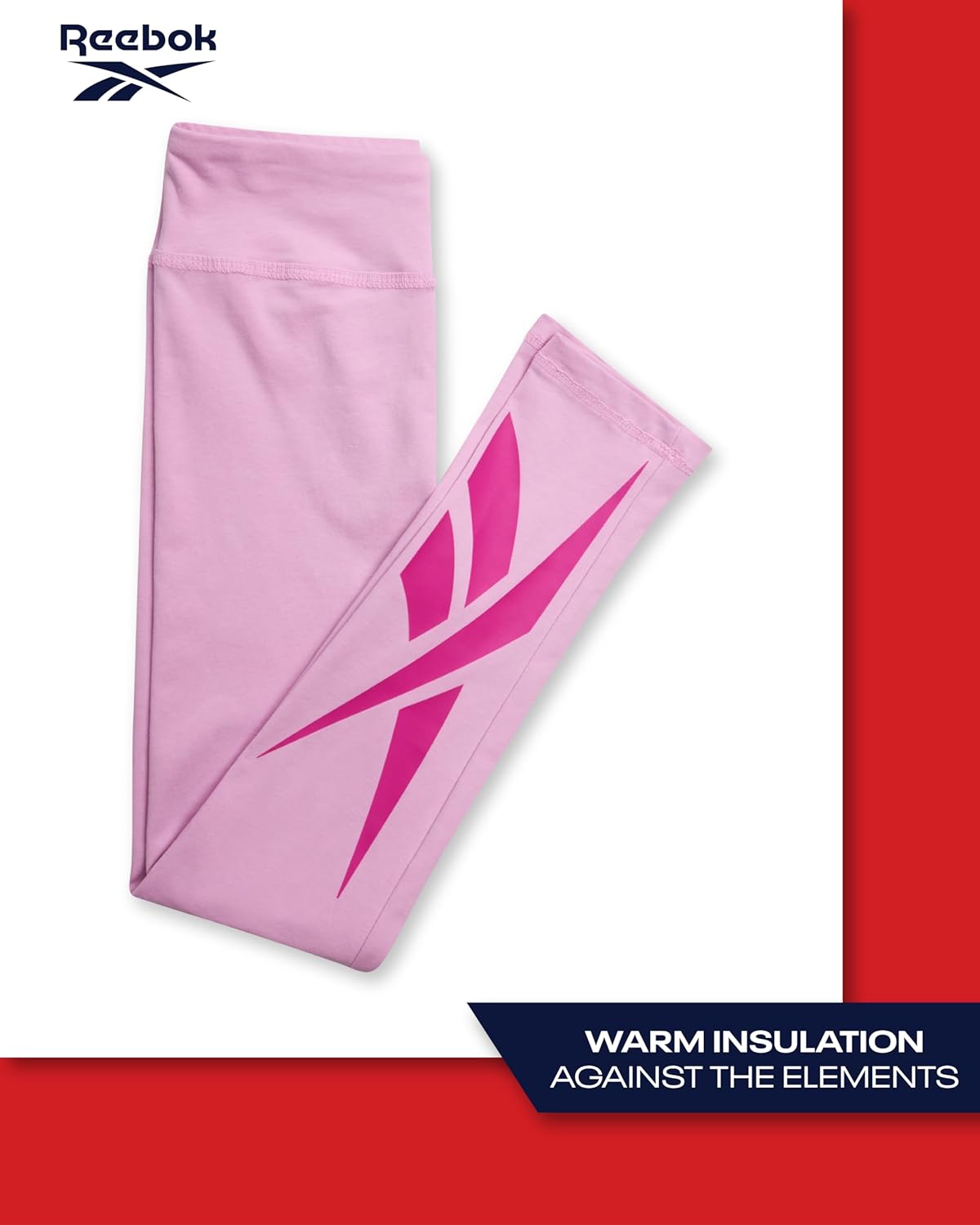 Reebok Girls Pants Set - 2 Piece Lightweight Long Sleeve Shirt and Girls Leggings Outfit - Breathable Athletic Outfits - Image 4