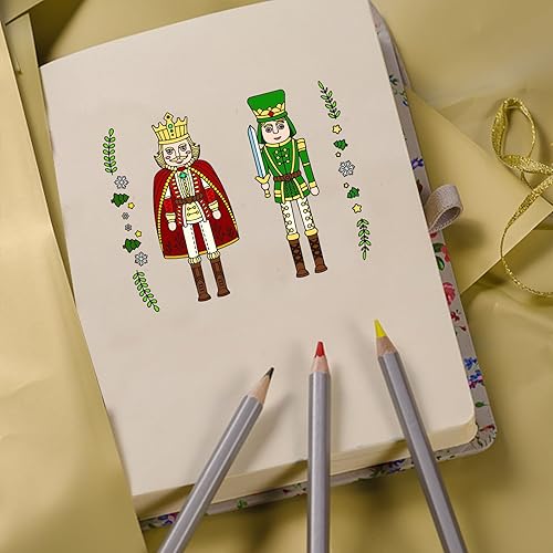 Miniatura 3 de GLOBLELAND Decoración de cascanueces de Navidad, sellos transparentes, linterna de Navidad, campana, sellos de silicona transparente para bricolaje,