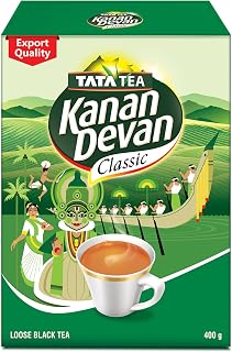 Tata Tea | Kanan Devan Classic | Loose Black Tea | Blended By Experts | 400g | Packet