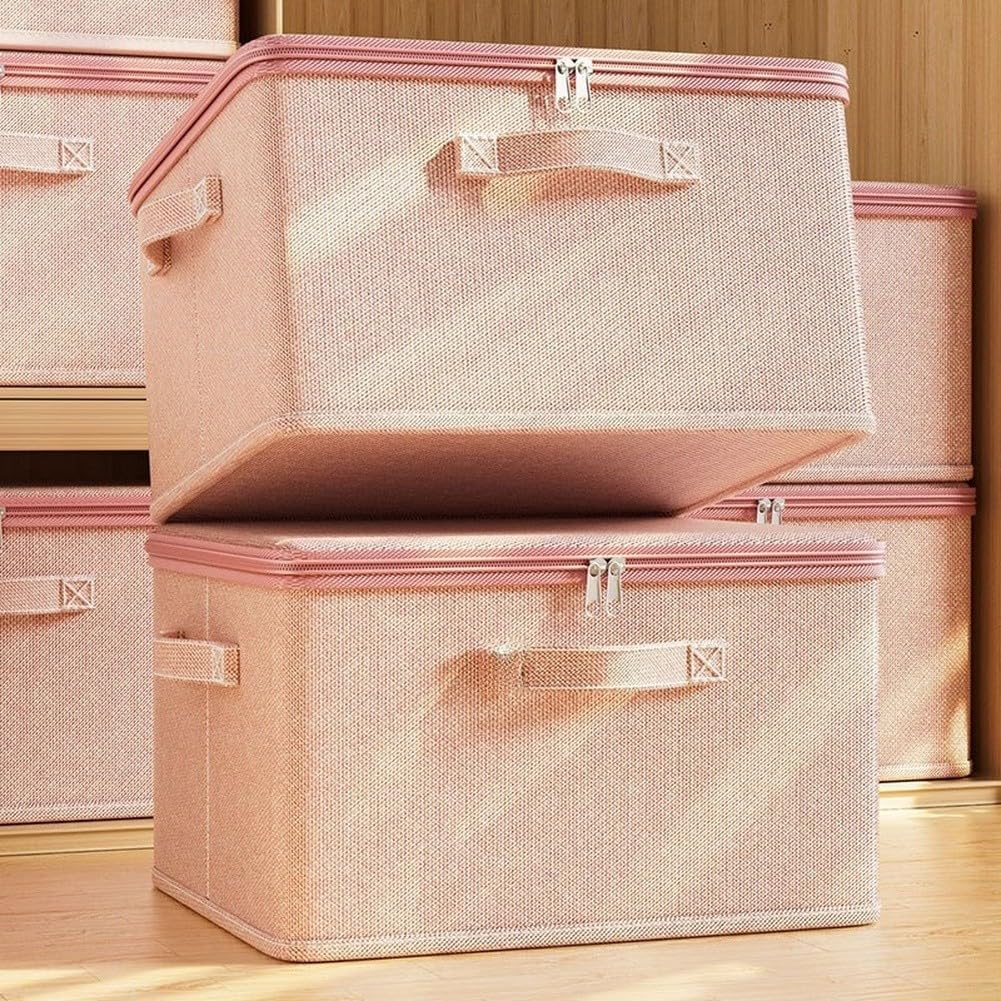 Faltbare Kleiderbox Groß Raumsparend Stoff Organizer(B)