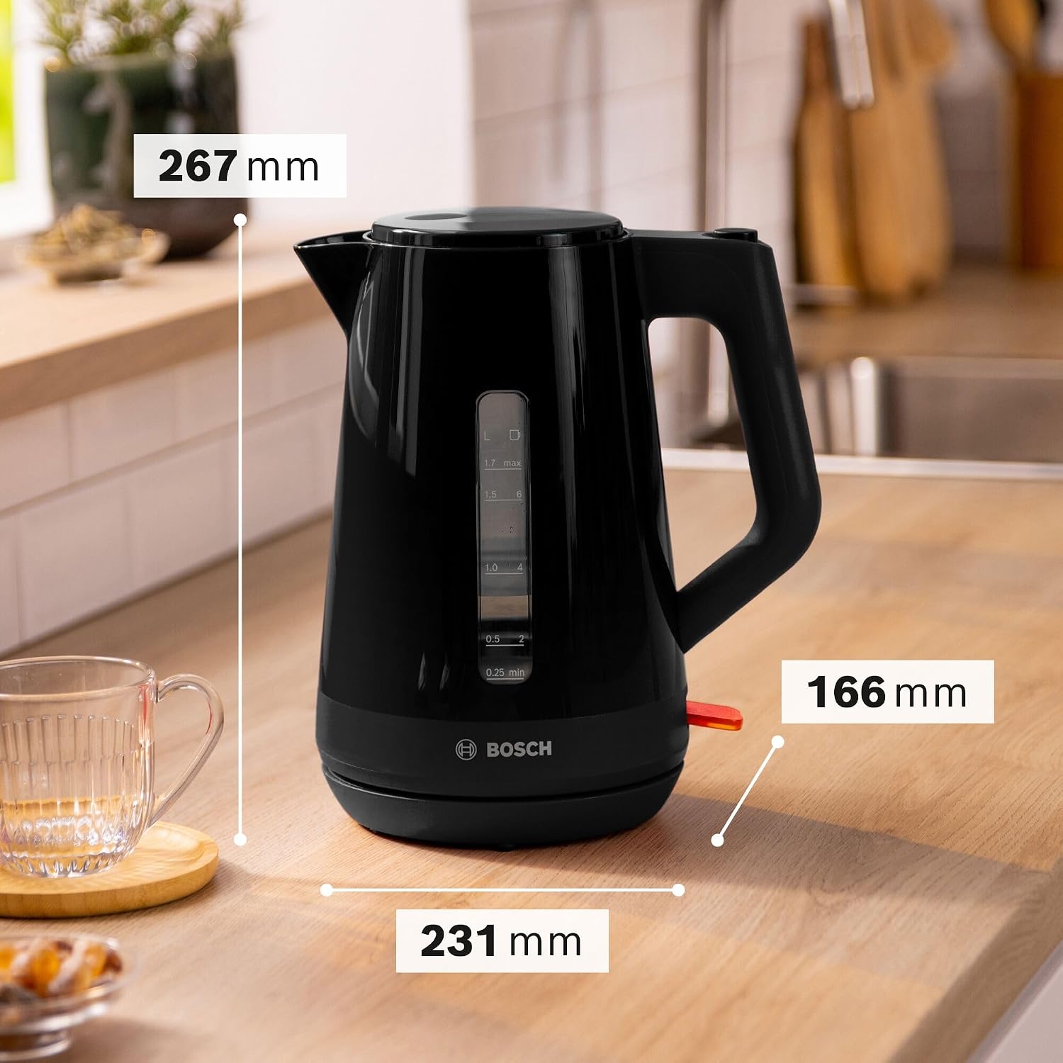 MyMoment Delight Cordless Electric Cordless Kettle TWK1M123GB, Black | Fast B… thumbnail 10
