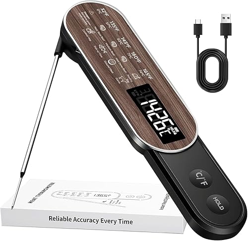 TASTYTI Wireless Meat Thermometer Digital with 1 Probe - Bluetooth Food Thermome
