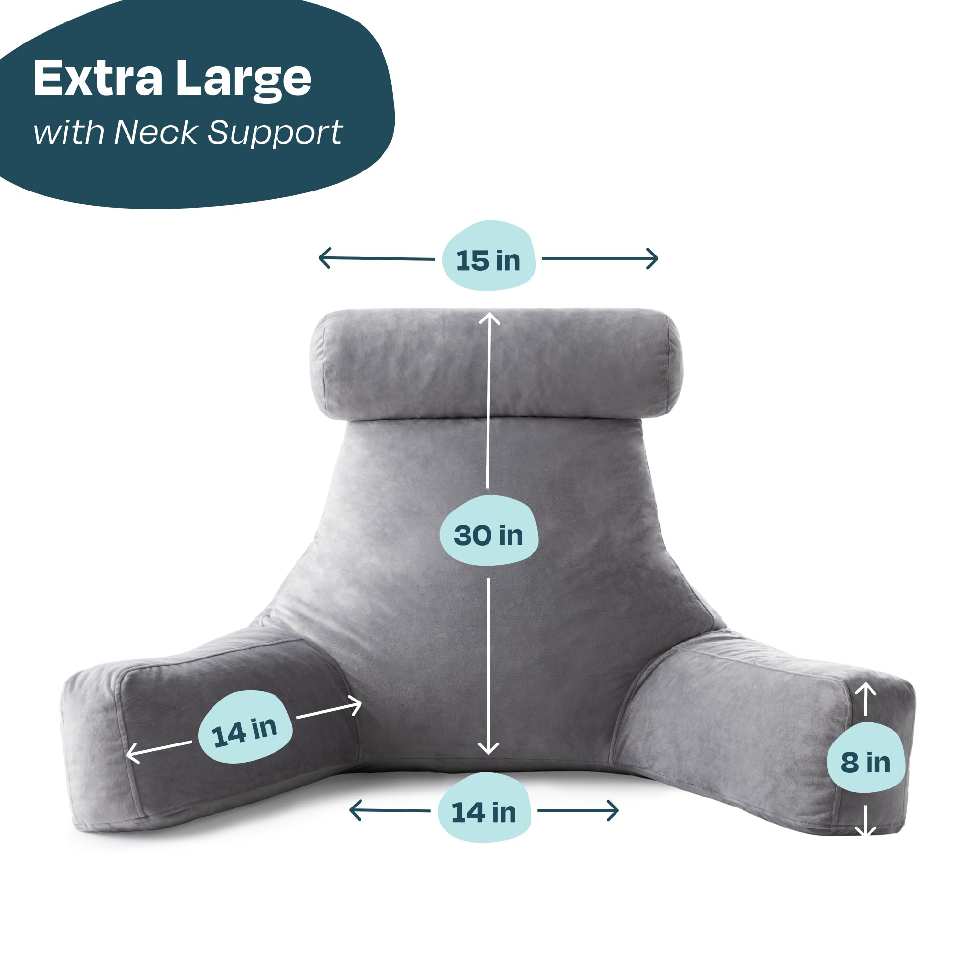 Reading Pillow For Bed Adult Chair Cushion Extra Large Reading Pillow