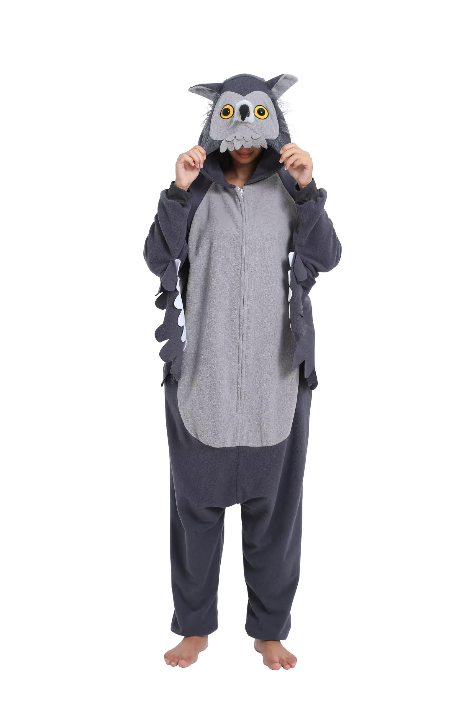 LABULA Tieroutfit Cosplay Jumpsuit Pyjamas Unisex Erwachsene Tierkostüme