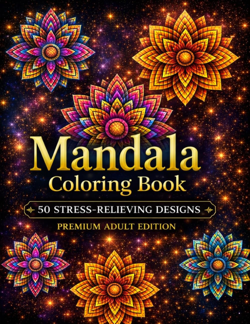 Coloring mandalas: 50 anti-stress designs