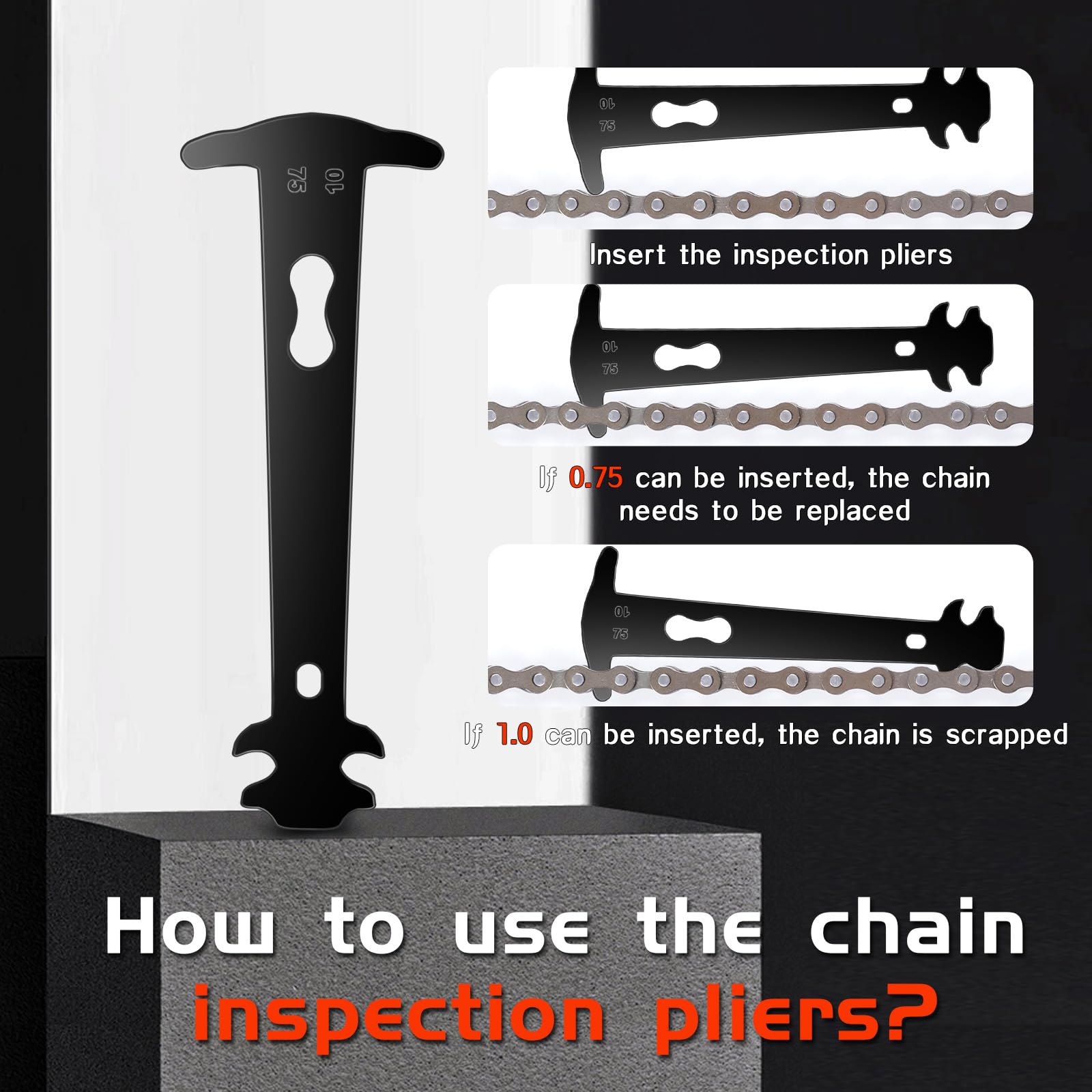 NUWIQ Fahrrad Kettenwerkzeug Set - 12-teilig Für Radreparatur