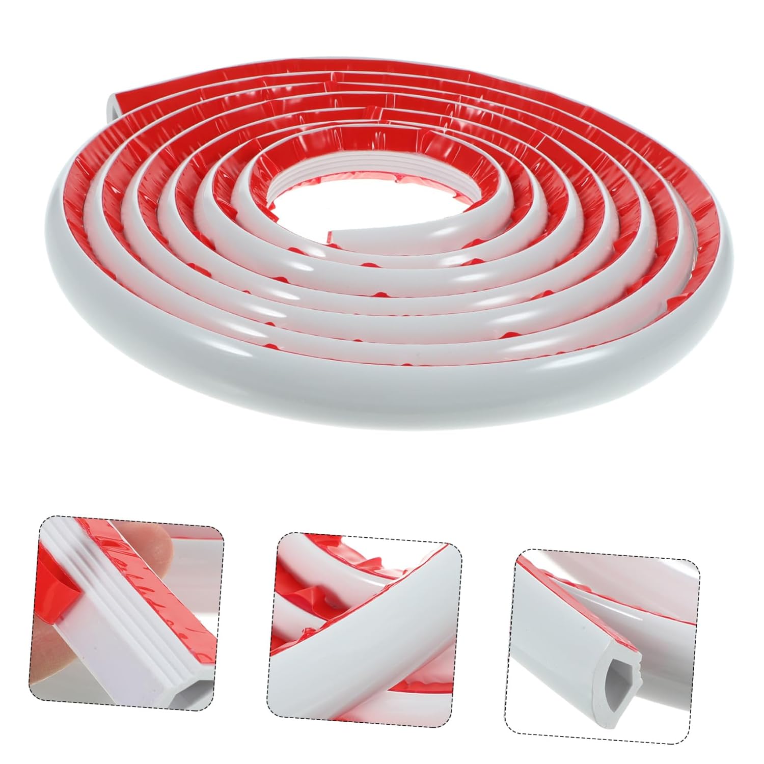 Self-Adhesive Caulk Strip Peel and Stick Wall Trim Flexible for Ceiling Edge Corner Wall