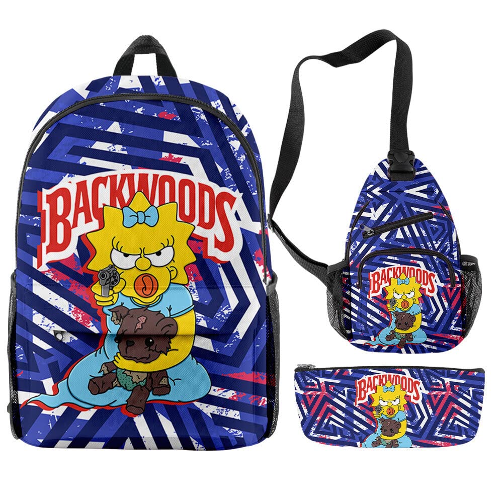 FEIRUIJI Anime Backpacks Casual Laptop Backpack Travel Bags for Men Women