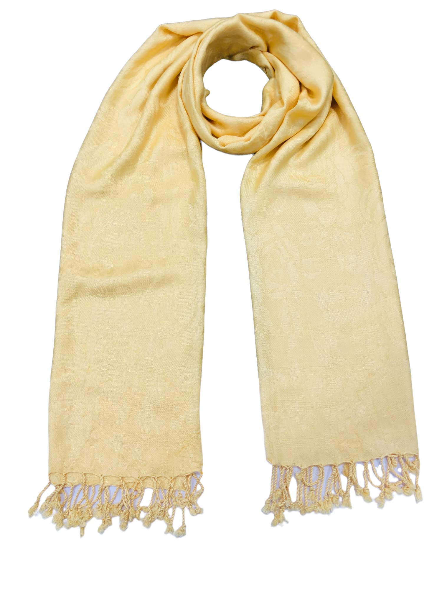 ELUSoft Silky Reversible Paisley Pashmina Shawl Wrap Scarf stole w/Fringes