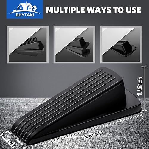 Miniatura 2 de Topes de puerta para la parte inferior de la puerta en el suelo, topes de goma de alta calidad, topes de puerta para alfombra resistente, topes de