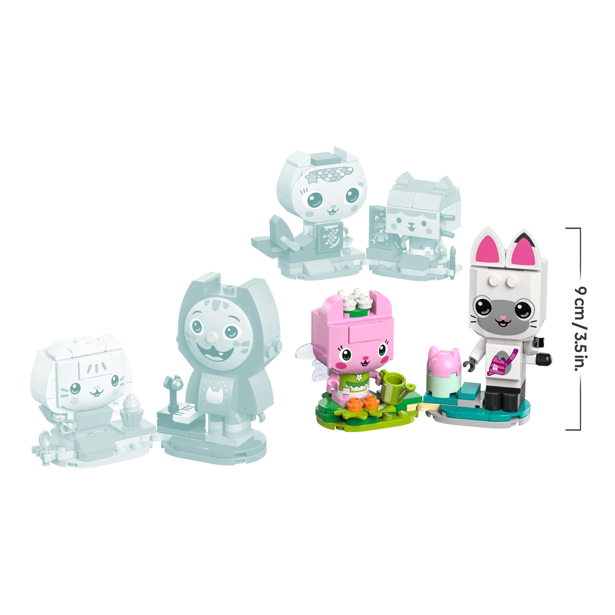LEGO La Casa delle Bambole di Gabby Gli Amici Gattini di Gabby - Gioco Creativo con 6 Animali Giocattolo tra cui Siregatta e Gattina Fatina con Supporti - Regalo per Bambine e Fan da 6 Anni - 11215