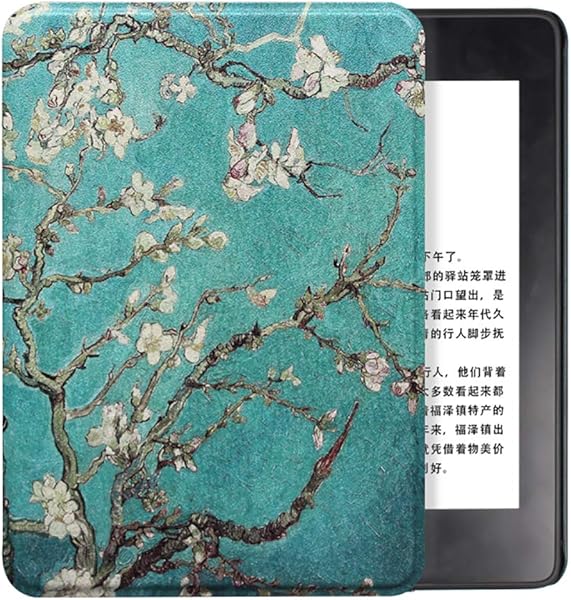 COCFOOKIW Case for 6" Kindle Paperwhite(5th/6th/7th Generation-2012/2013/2015) -Premium PU Leather Cover with Hand Strap and Auto Sleep/Wake(Model: EY21 & DP75SDI) - 4