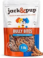 Vista 8 de Jack&Pup Bully Bites (bolsa de 2 libras), palitos pequeños para perros pequeños, masticables de 1-3 pulgadas para cachorros, personas mayores