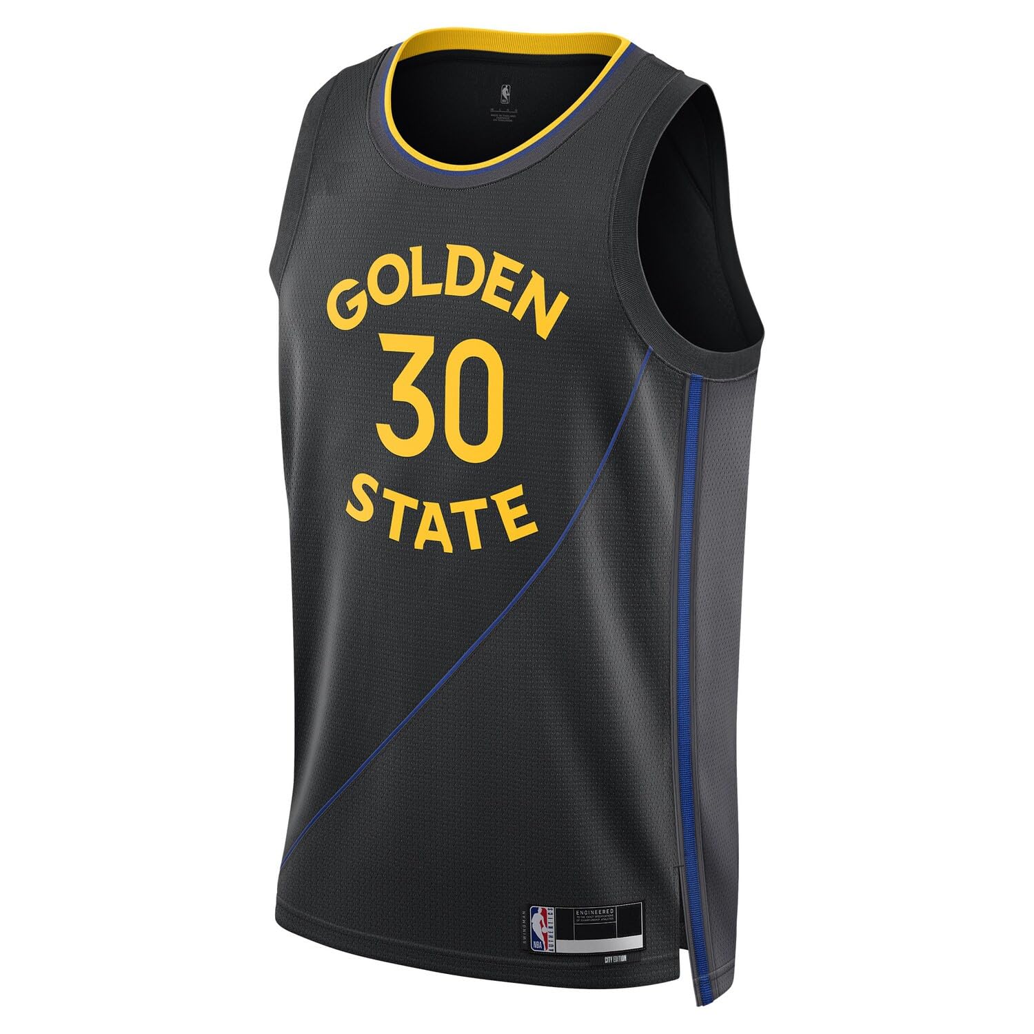 Stephen Curry Golden State Warriors NBA - Maglia Swingman per bambini 8-20, edizione nera