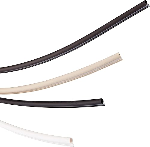 Miniatura 3 de Burlete para ventana de 516 pulgadas, con orificio de burbuja, 4 colores y 6 opciones de longitud (25 pies, blanco)